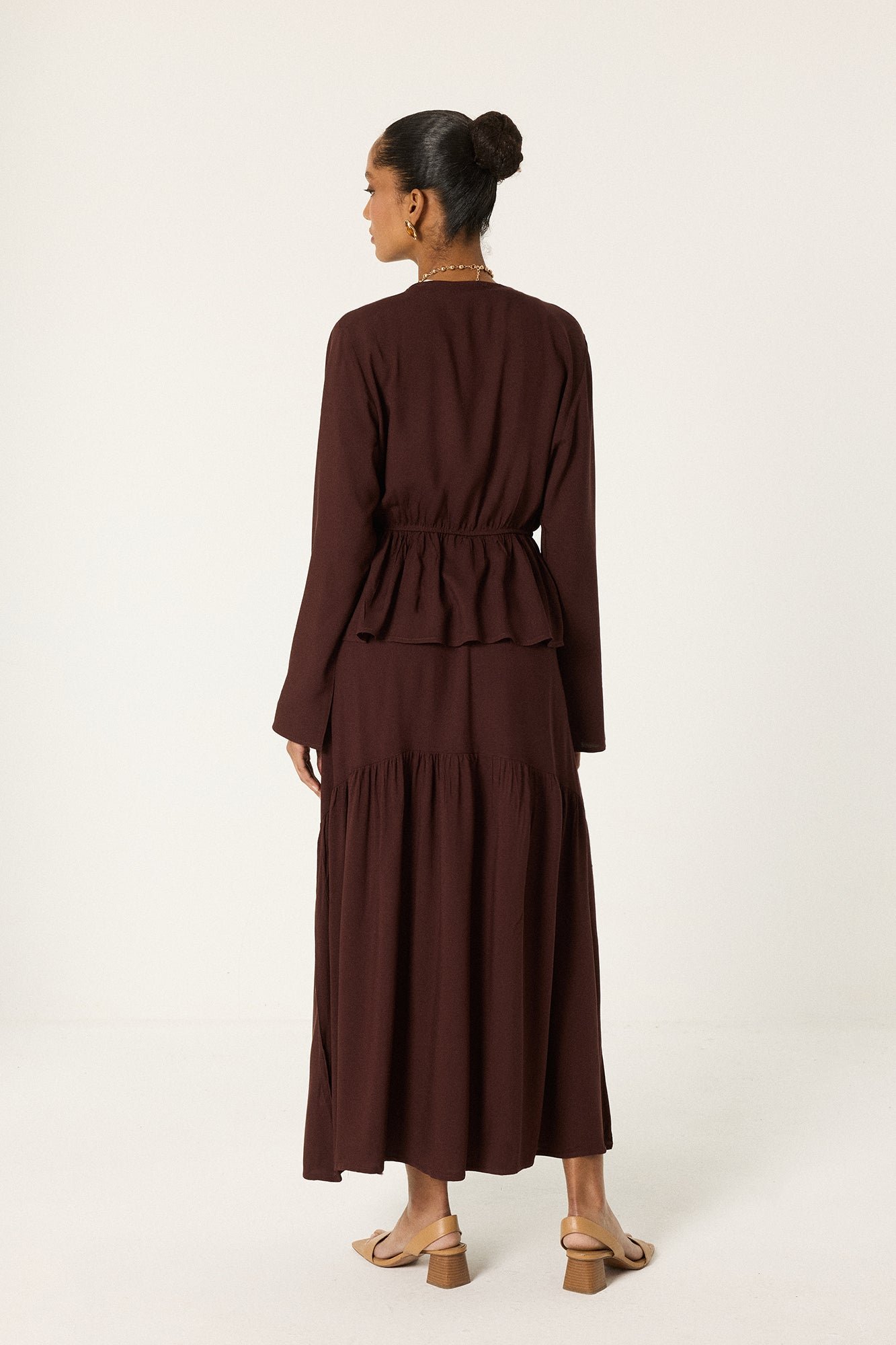ZIPPERED TUNIC AND SKIRT SET