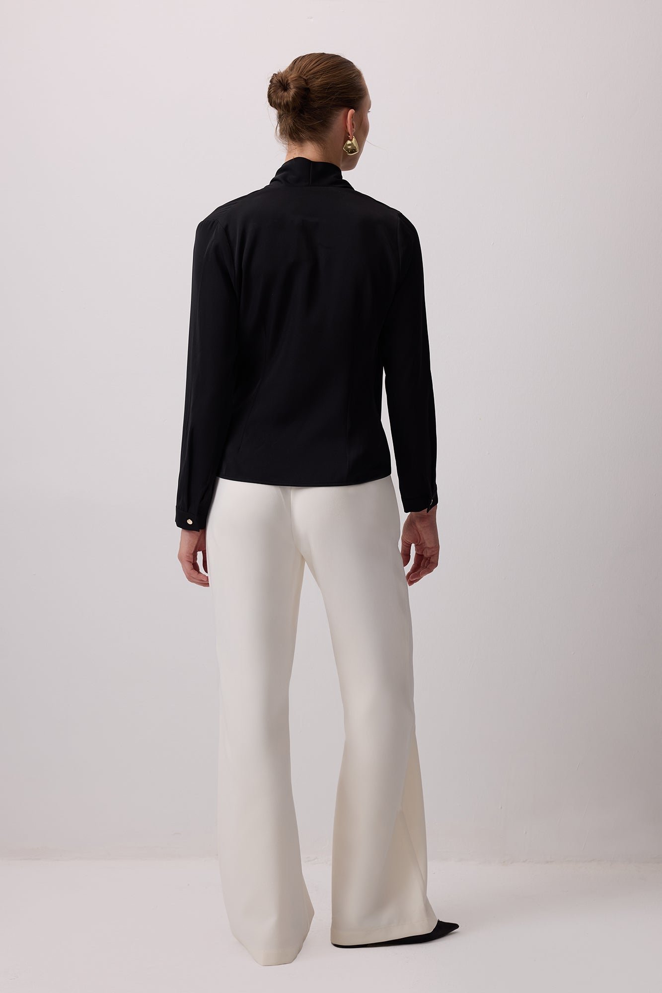 DRAPED BLOUSE