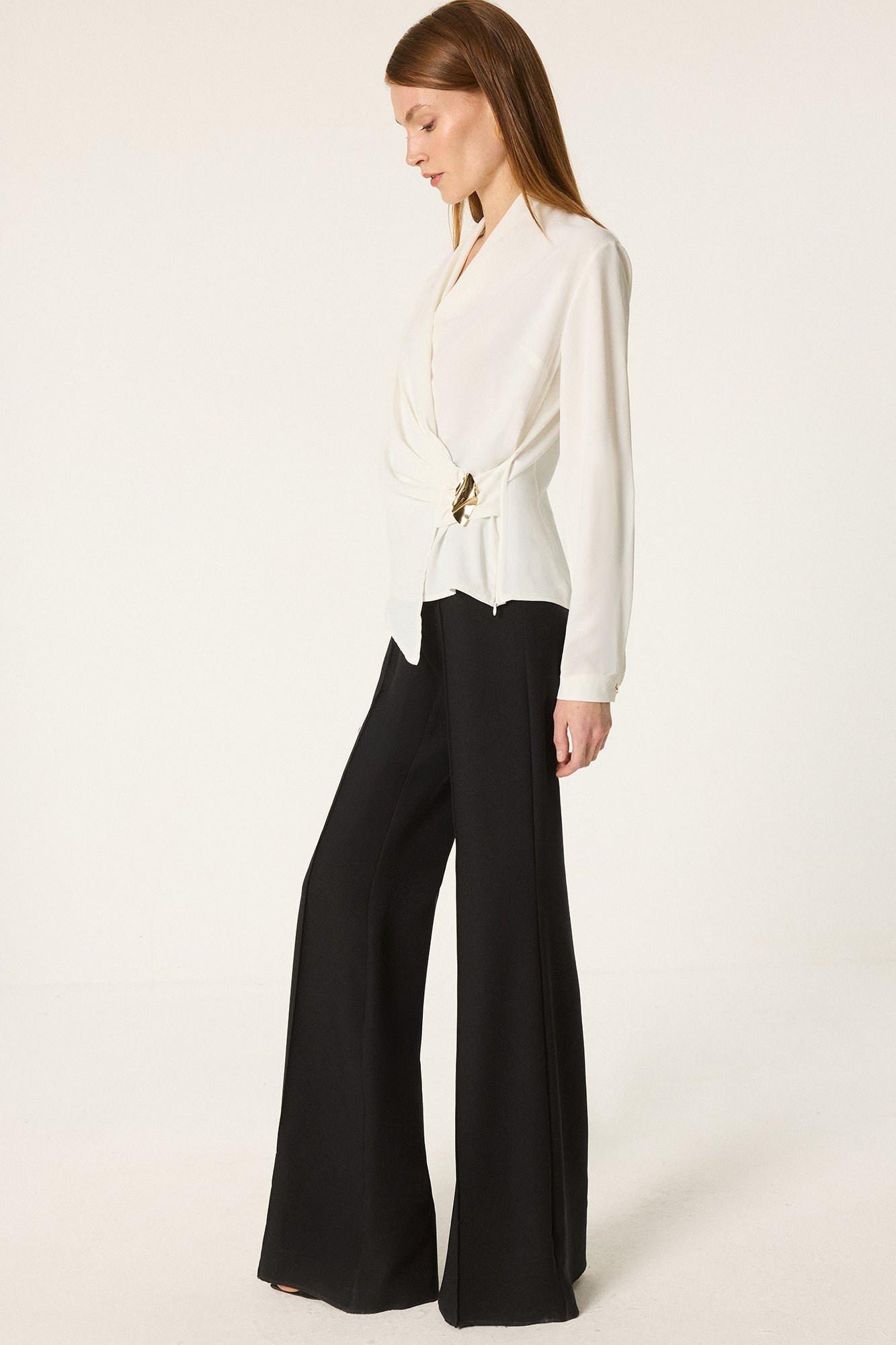 DRAPED BLOUSE