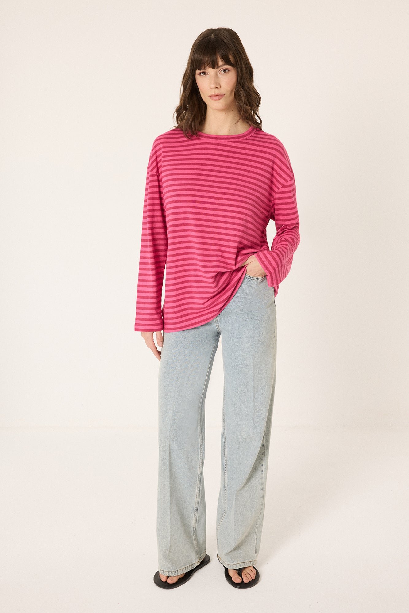 STRIPED OVERSIZE T-SHIRT