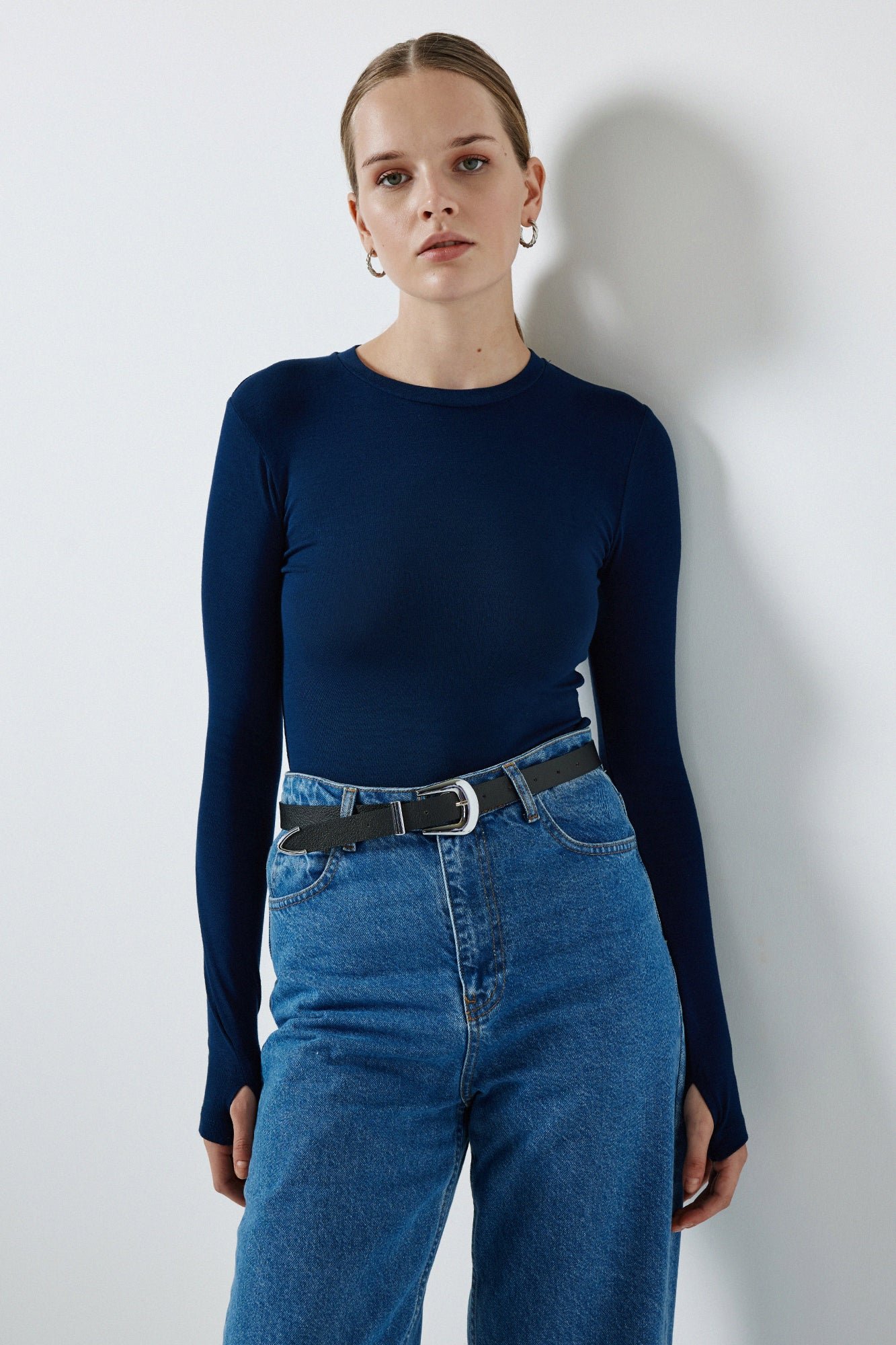 THUMB-FASTENİNG LONG-SLEEVED BODYSUİT