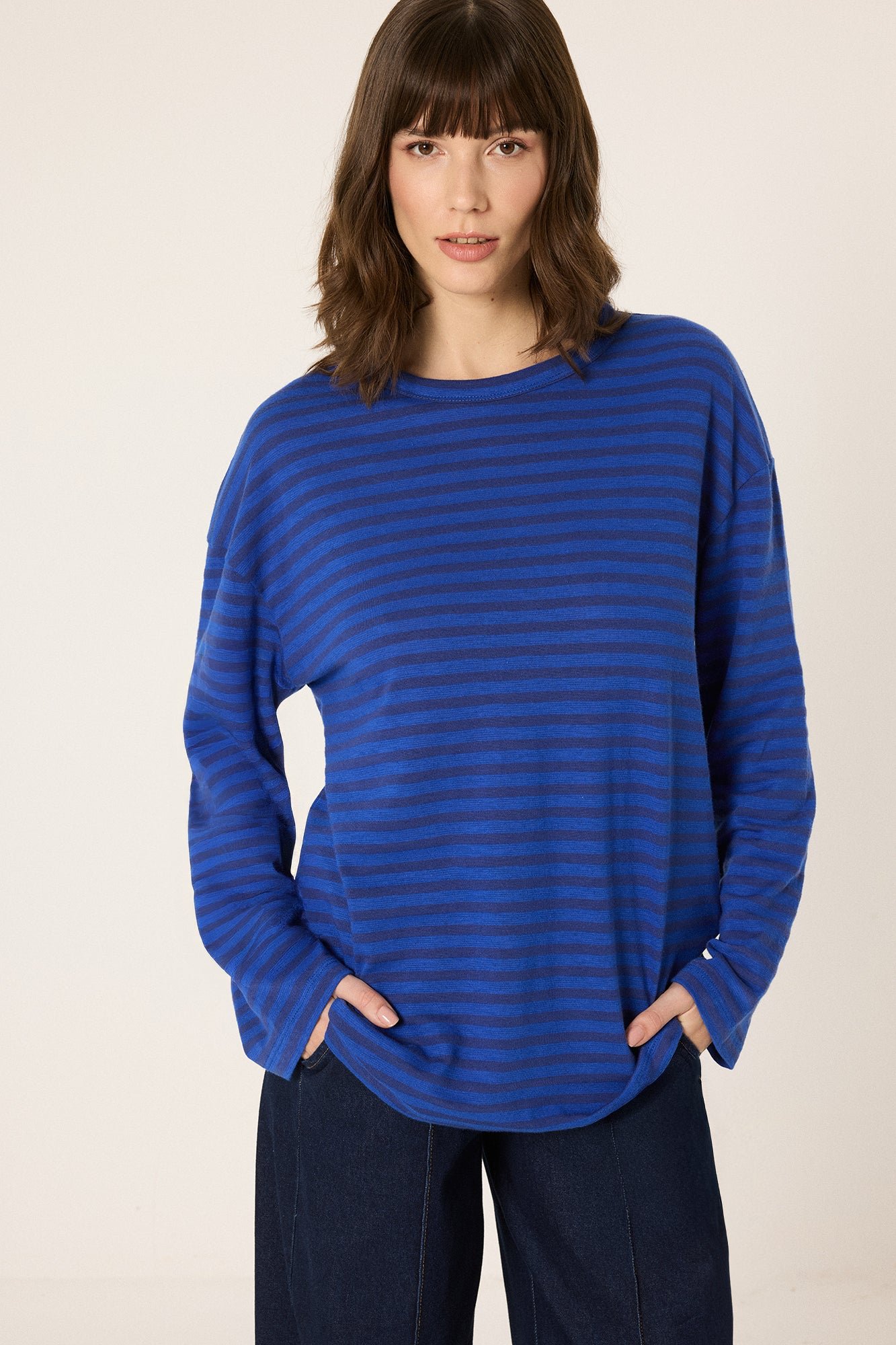 STRIPED OVERSIZE T-SHIRT