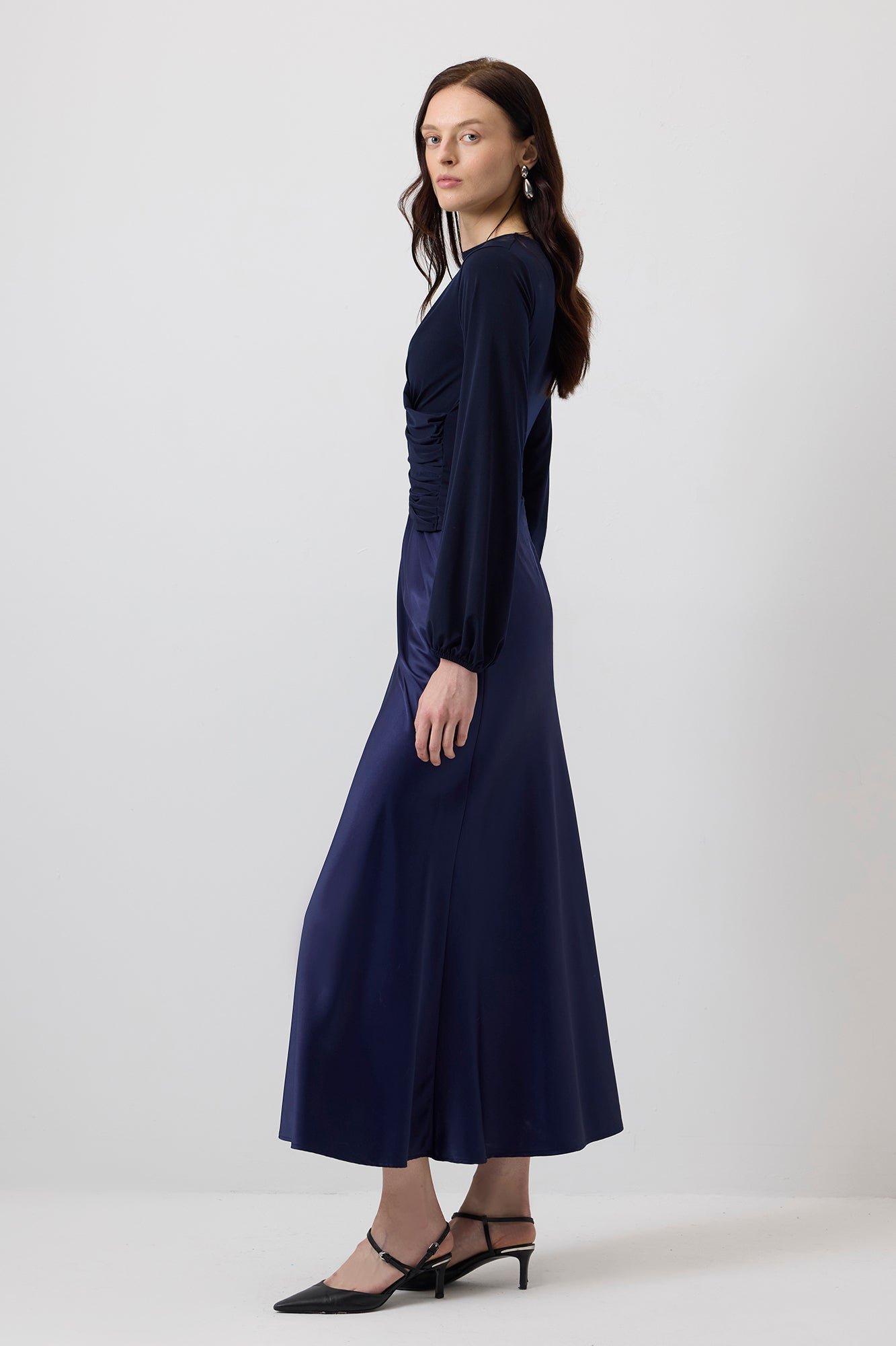 DRAPED BLOUSE