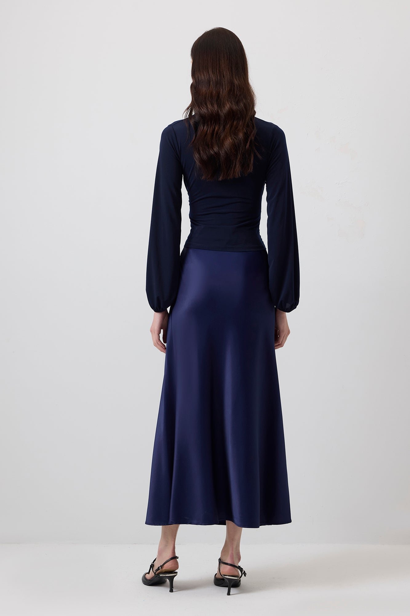 DRAPED BLOUSE