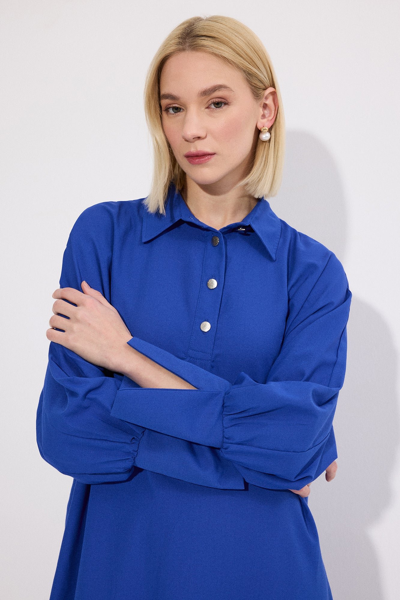 OVERSIZE POPLIN DRESS